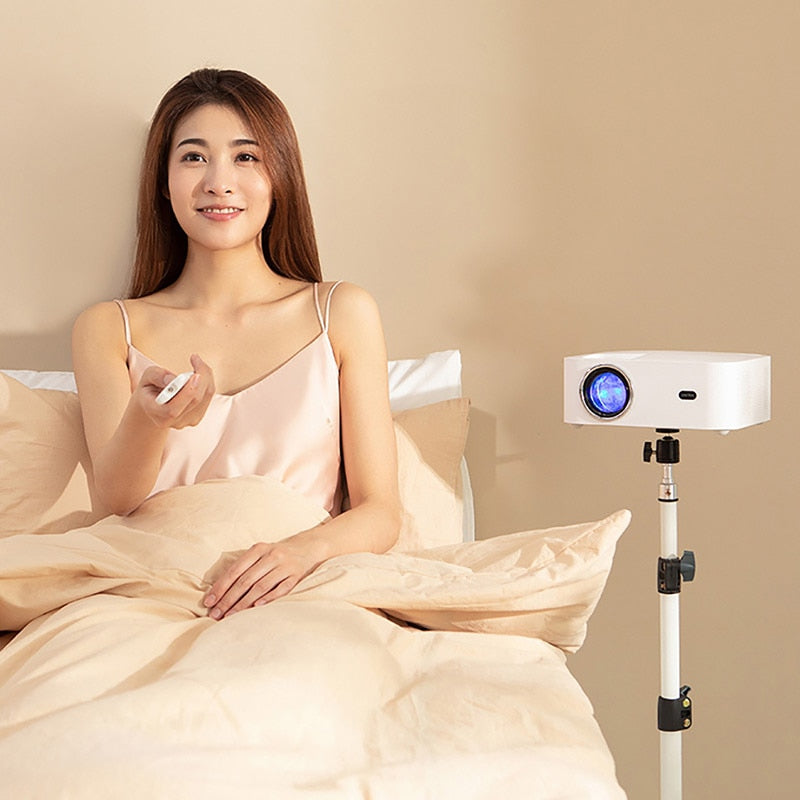 Wanbo X1 Mini LED Projector with WiFi, 720P Resolution, and Global Home Theater Experience