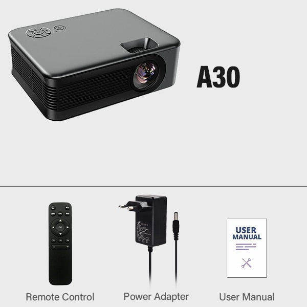 Transform Your Space: AUN A30 Smart TV Box Home Theater Mini Projector