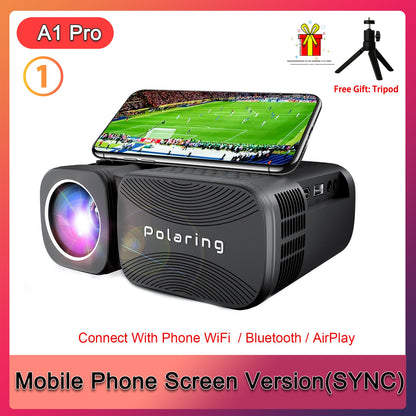 A1 Pro Projector: Your Gateway to 1080P Cinema Magic with 5G WiFi and 10000 Lumens Brilliance